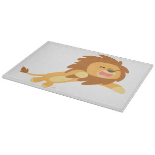 Tabla De Cortar Tablero de corte de leones Personalizado lindo