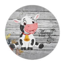 Tabla De Cortar Tablero de corte de madera de color gris de vaca p