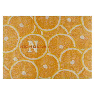 Tabla De Cortar Tablero de corte de monograma personalizado para n