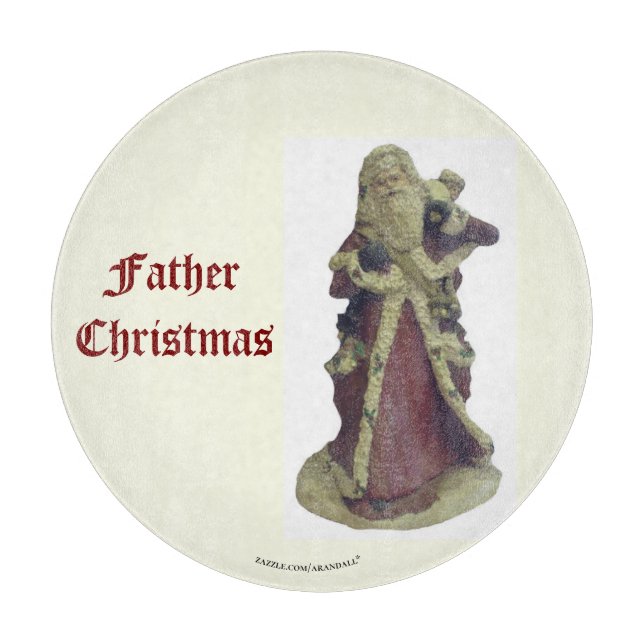 Tabla De Cortar Tablero de corte de NAVIDAD de PADRE (Anverso)