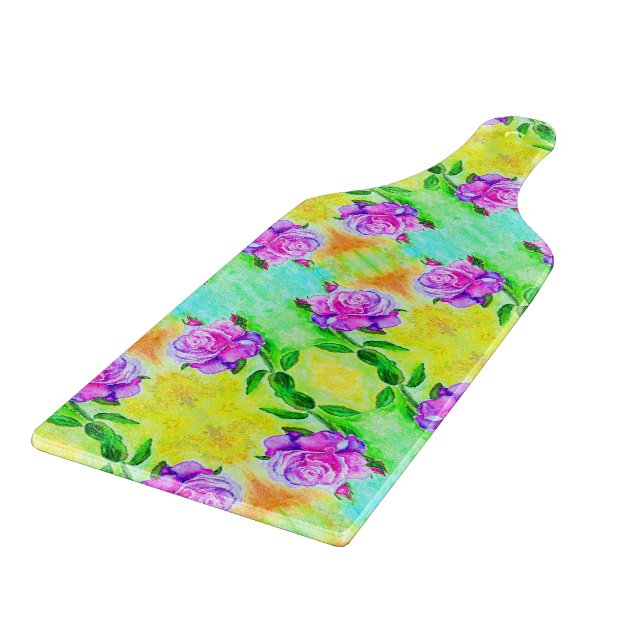 Tabla De Cortar Tablero de corte de Rosa (Borde)