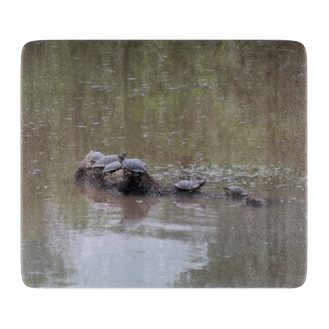 Tabla De Cortar Tablero de corte de tortugas (Anverso)