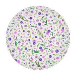 Tabla De Cortar Tablero de corte de vidrio botánico - Regalo de am