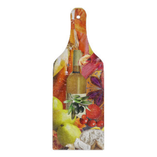 Tabla De Cortar Tablero de corte de vidrio con Naranja vibrante