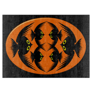 Tabla De Cortar Tablero de corte de vidrio Crows de Halloween