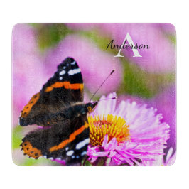 Tabla De Cortar Tablero de corte de vidrio de mariposa de Almirant