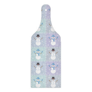 Tabla De Cortar Tablero de corte de vidrio de quilt de invierno