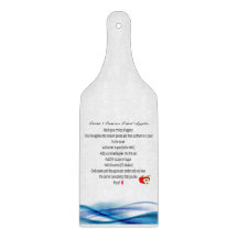 Tablero de corte de vidrio de receta