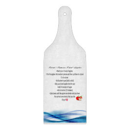 Tabla De Cortar Tablero de corte de vidrio de receta