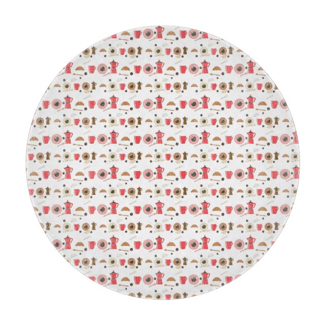 Tabla De Cortar Tablero de corte de vidrio decorativo (Anverso)