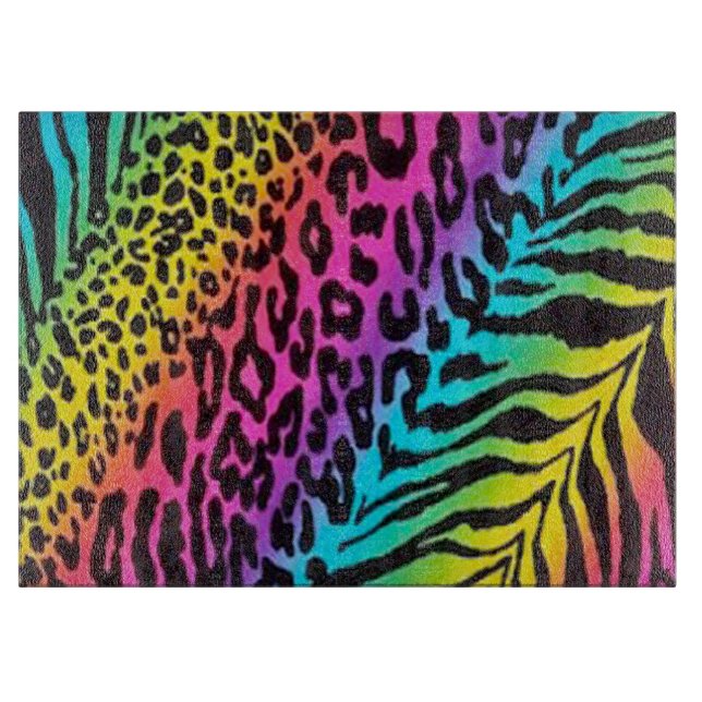 Tabla De Cortar Tablero de corte de vidrio decorativo (Anverso)