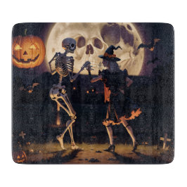 Tabla De Cortar Tablero de corte de vidrio decorativo con esquelet