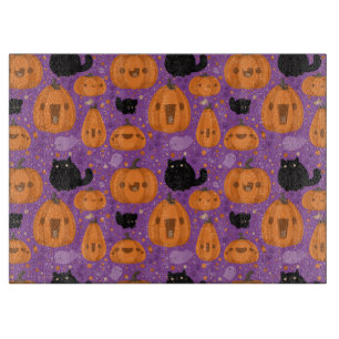 Tabla De Cortar Tablero de corte de vidrio decorativo de Halloween