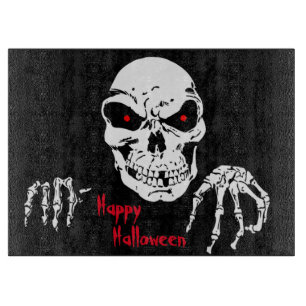 Tabla De Cortar Tablero de corte de vidrio decorativo de Halloween