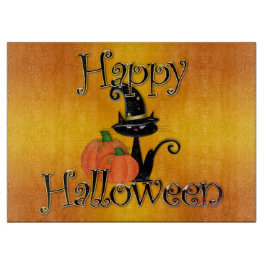 Tabla De Cortar Tablero de corte de vidrio decorativo de Halloween
