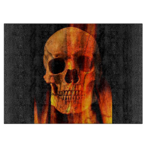 Tabla De Cortar Tablero de corte de vidrio decorativo de Halloween