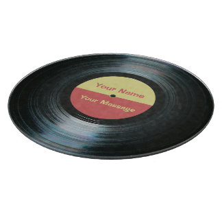 Tabla De Cortar Tablero de corte de vidrio para música de vinilo n