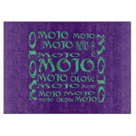 Tabla De Cortar Tablero de corte de vidrio púrpura Mojo
