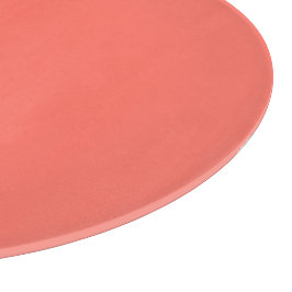 Tabla De Cortar Tablero de corte de vidrio rojo de coral brillante