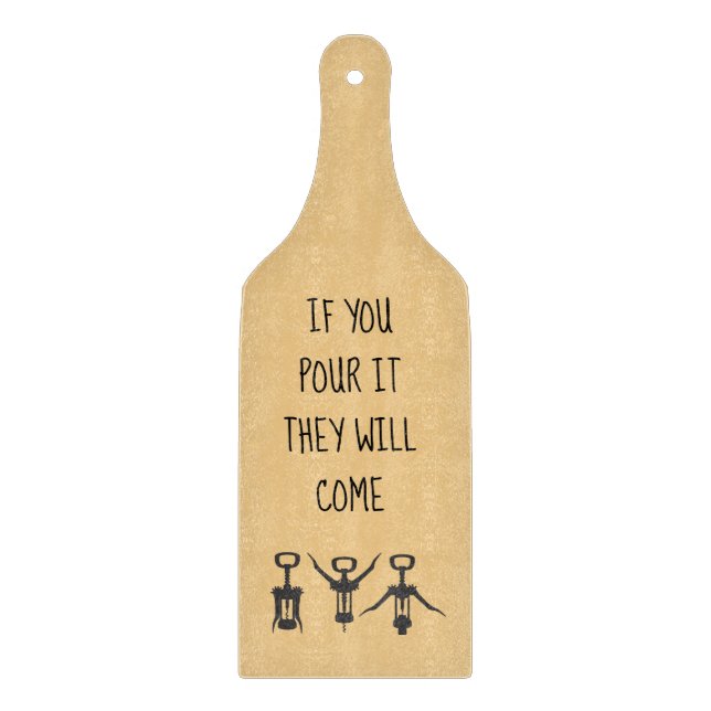 Tabla De Cortar Tablero de corte de vino (Anverso)