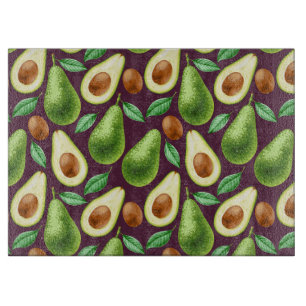 Tabla De Cortar Tablero de corte del patrón de aguacate