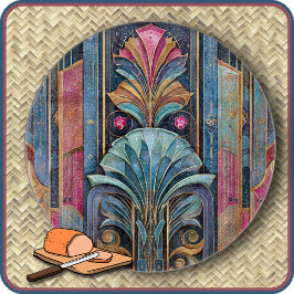 Tabla De Cortar TABLERO DE CORTE - Diseño Art Déco Ornamentado de