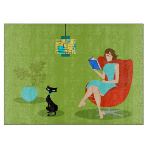 Tabla De Cortar Tablero de corte para mujeres retro