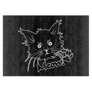 Tabla De Cortar Tablero de corte para personalizado de gato negro