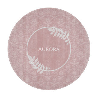 Tabla De Cortar Tablero de corte personalizado de Damask elegante 