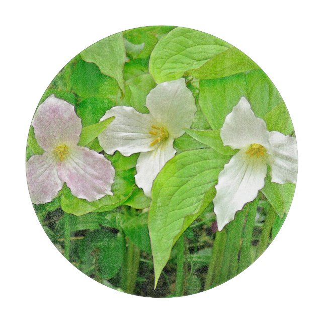 Tabla De Cortar Tablero de corte "Trillium" (Anverso)
