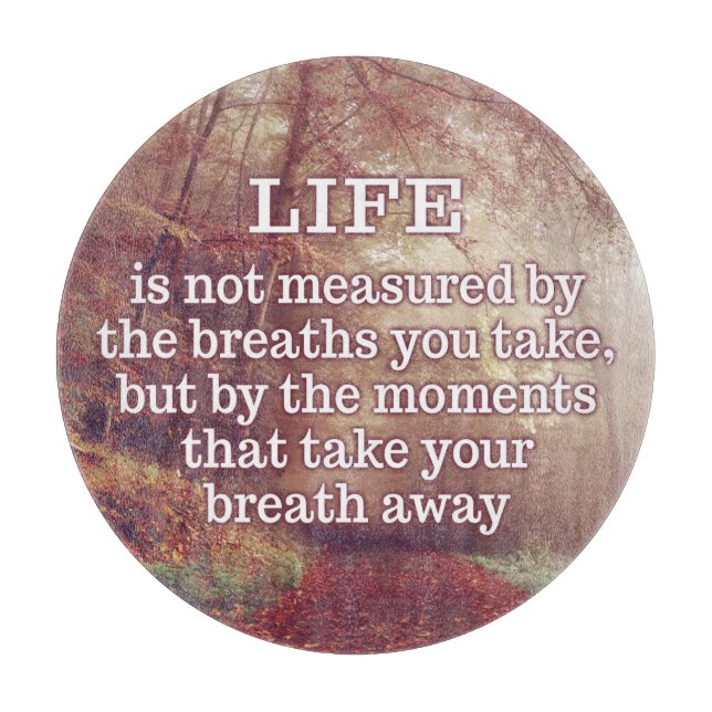 Tabla De Cortar Tablero de cotización de vida (Anverso)