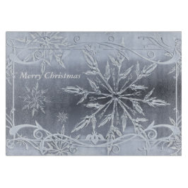 Tabla De Cortar Tablero de Curting del copo de nieve