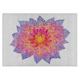 Tabla De Cortar Tablero de Dahlia Square