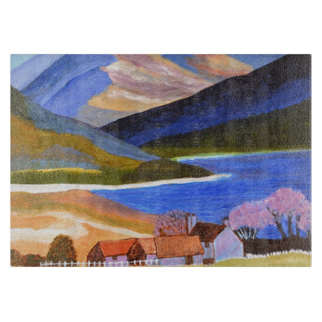 Tabla De Cortar Tablero de Escocia Highlands (Anverso)