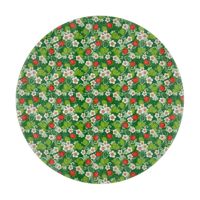 Tabla De Cortar Tablero de fresas (Anverso)