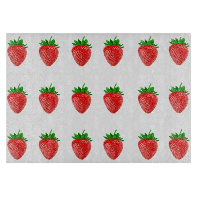 Tabla De Cortar Tablero de fresas (Anverso)