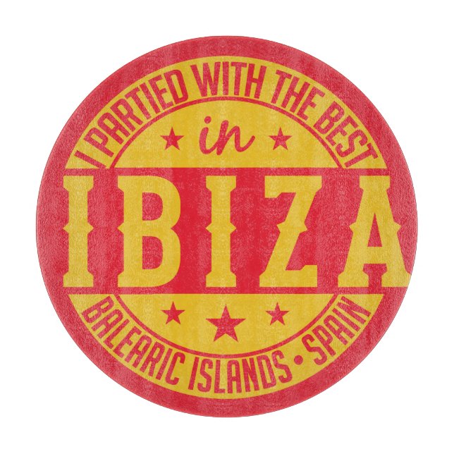Tabla De Cortar Tablero de IBIZA España (Anverso)