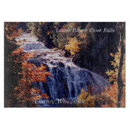 Tabla De Cortar Tablero de las Cataratas del Río de la Papa Inferi