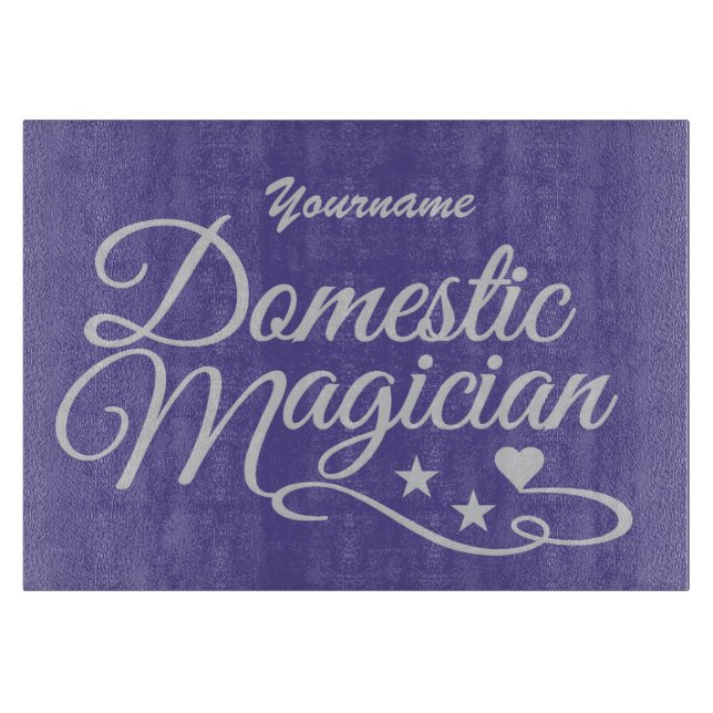 Tabla De Cortar Tablero de personalizado mago doméstico (Anverso)