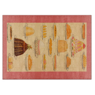 Tabla De Cortar Tablero de postres de época