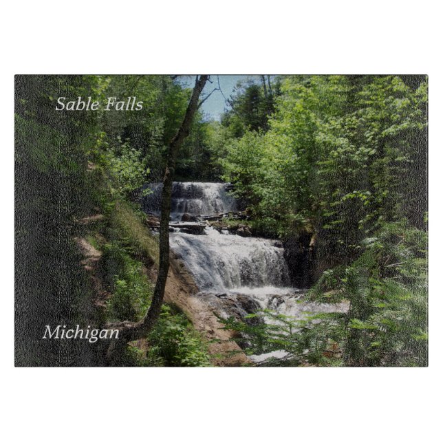 Tabla De Cortar Tablero de Sable Falls (Anverso)