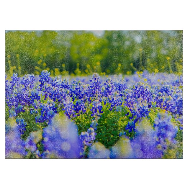 Tabla De Cortar Tablero de Texas Bluebonnet (Anverso)