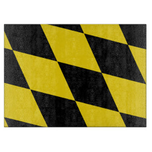 Tabla De Cortar Tablero de vidrio con bandera de Múnich
