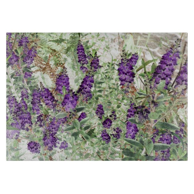 Tabla De Cortar Tablero de vidrio Hebe Lavendar (Anverso)