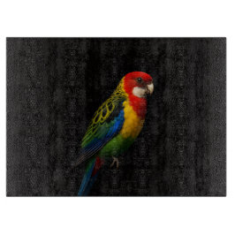 Tabla De Cortar Tablero de vidrio negro 4 Luxe loro Rosella Orient