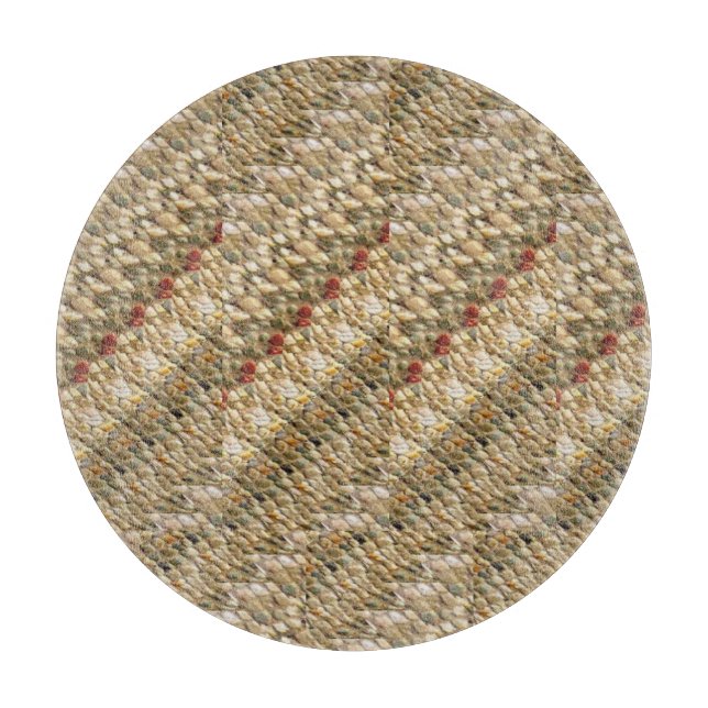 Tabla De Cortar Tablero decorativo de vidrio de 12" único! (Anverso)