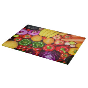 Tabla De Cortar Tablero decorativo de vidrio para frutas y verdura