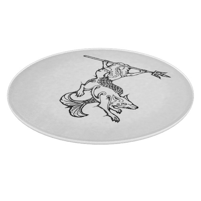Tabla De Cortar Tablero decorativo del corte del vidrio (Borde)
