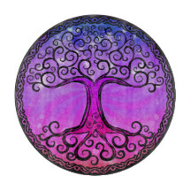 Tablero del corte del vidrio - 'árbol céltico de