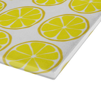 Tabla De Cortar Tablero del corte del vidrio del limón de la fruta